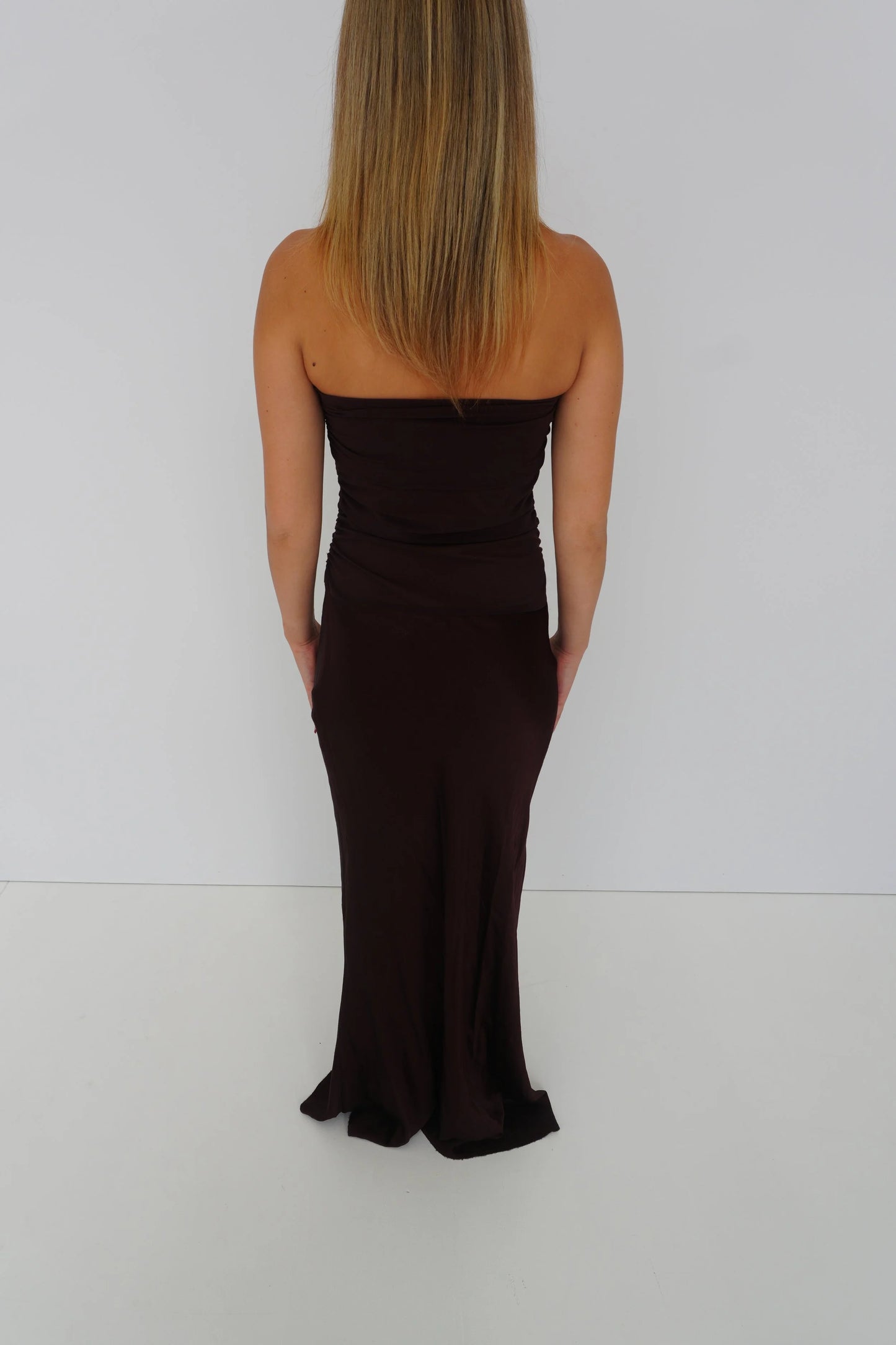 DUA STRAPLESS MAXI DRESS