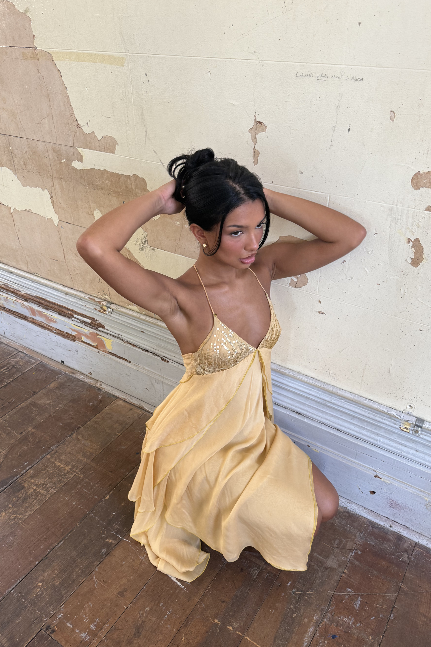 VINTAGE POPPY MIDI